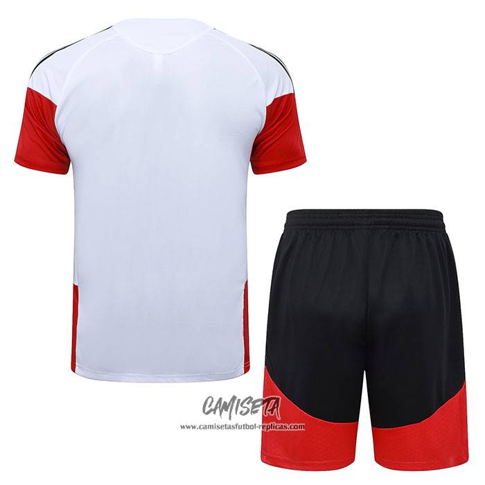 Chandal del Alemania 2025-2026 Manga Corta Blanco - Pantalon Corto